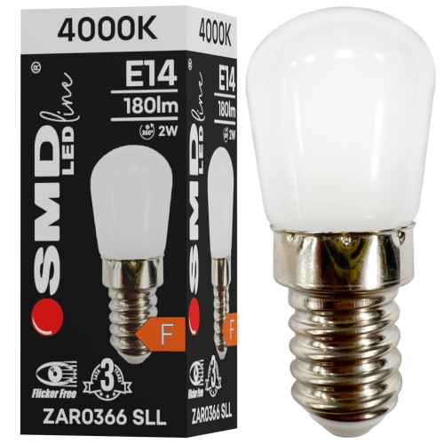 $ ŻARÓWKA E14 LED 2W NW ML T22 3Y 0366